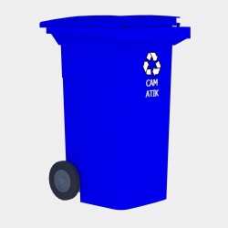 120 Litre Cam Atık Konteyneri - 3