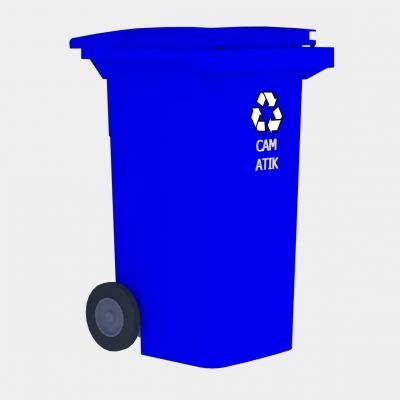 120 Litre Cam Atık Konteyneri - 3