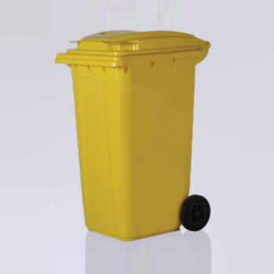120 Litre Sarı Konteyner - 1
