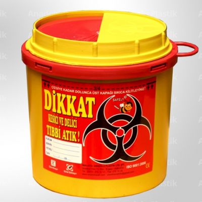 1,3 Tıbbi Atık Kutusu 10 Adet - 1