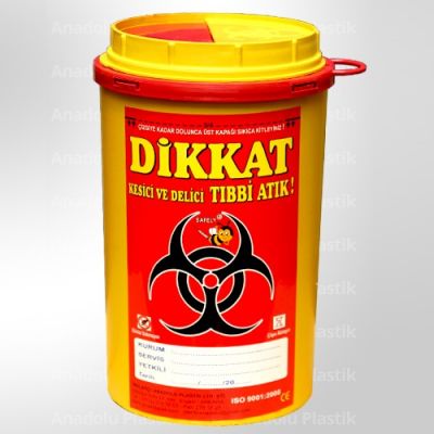 2 Litre Tıbbi Atık Kutusu 10 Adet - 1