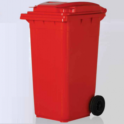 240 Litre Kırmızı Konteyner - 1