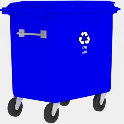 770 Litre Cam Atık Konteyneri - 3