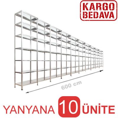 Ağır Depo Rafı 31x600x250 7 Katlı - 3