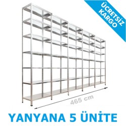 Ağır Yük Rafı 31x465x250 7 Katlı - 2