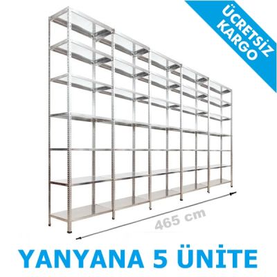 Ağır Yük Rafı 31x465x250 7 Katlı - 2