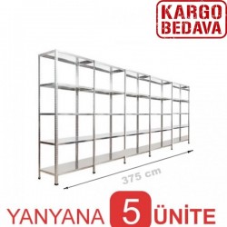 Ankara Çelik Raf 31x375x200 5 Katlı - 2