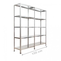 Çelik Raf 2&prime;li 43x150x200 5 Katlı