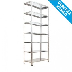 Çelik Raf 43x75x250 7 Katlı - 2