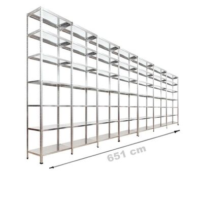 Çelik Raf Fiyatları 31x651x250 7 Katlı - 1