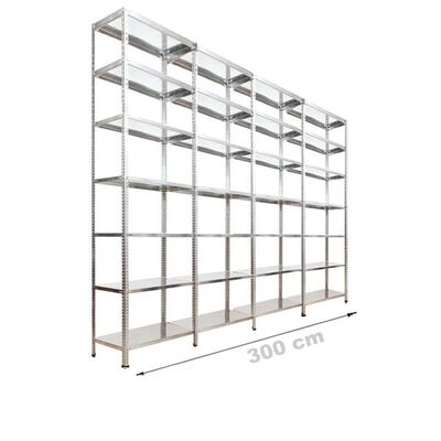 Çelik Raf Sistemi 43x300x250 7 Katlı - 1