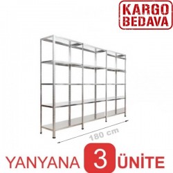 Depo Raf 31x180x200 3'lü 5 Katlı - 3