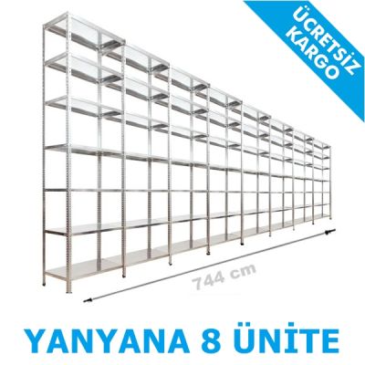 Depo Raf fiyatları 31x744x250 7 Katlı - 2