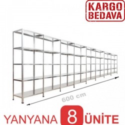 Depo Rafı fiyatı 31x600x200 5 Katlı - 3
