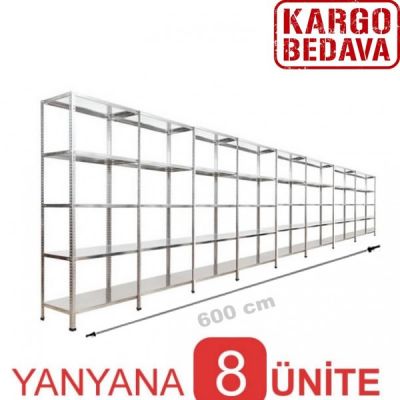 Depo Rafı fiyatı 31x600x200 5 Katlı - 3