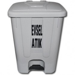 Evsel Atık Kovası 65 Litre Köşeli