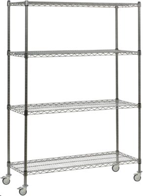 Paslanmaz Çelik Tel Raf 53x183x183 Cm - 3