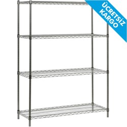 Paslanmaz Tel Raf 46x152x183 Cm - 1