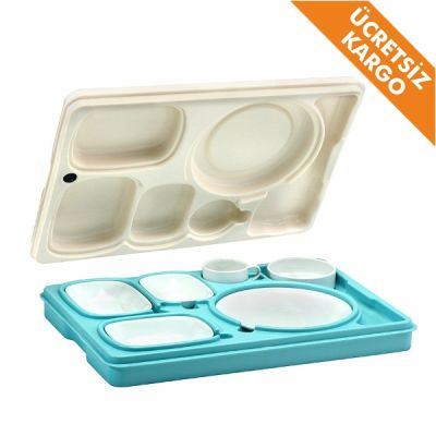 Thermo Tepsi Prestige Sıcak Yemek Tepsisi 6 Gözlü - 1