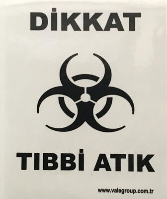Tıbbi Atık Etiketi - 1