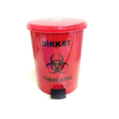 Tıbbi Atık Kovası 15 Litre İç Kovalı Pedallı - 3