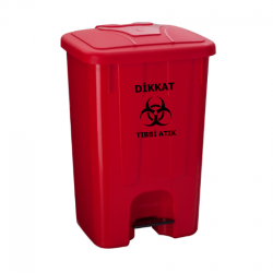 Tıbbi Atık Kovası 40 Litre Köşeli - 3