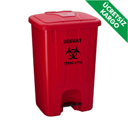 Tıbbi Atık Kovası 40 Litre Köşeli - 2